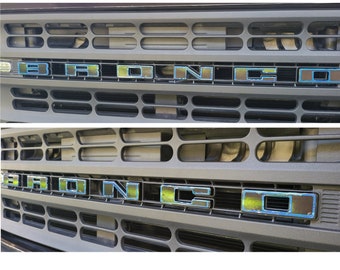 Bronco Grill Dual color overlays
