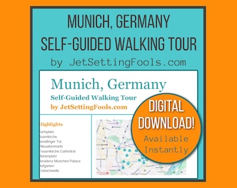 Munich City Center Walking Tour with Map and Map Links featuring Top Sights, Hidden Gems and Travel Tips