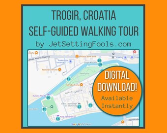 Trogir Walking Tour with Map featuring Top Sights, Hidden Gems