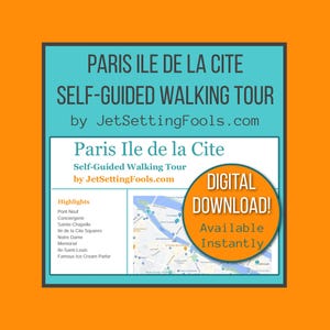 Ile de la Cite-wandeltocht door Parijs met kaart- en kaartlinks met topbezienswaardigheden, verborgen juweeltjes en foodietips