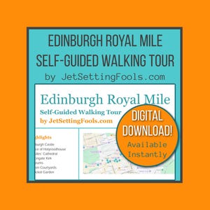 Visite à pied du Royal Mile d'Édimbourg avec carte et liens vers des cartes présentant les principaux sites touristiques et les joyaux cachés