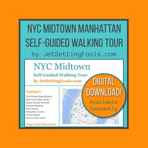 NYC Midtown Manhattan Rundgang mit Karte und Kartenlinks mit Top-Sehenswürdigkeiten, versteckten Schätzen und Essenstipps