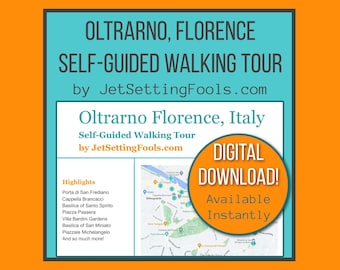 Oltrarno District Florence, Italy Walking Tour with Map and Map Links featuring Top Sights, Hidden Gems and Food Tips