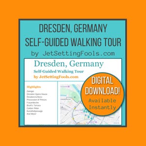Zelfgeleide wandeltocht door Dresden met kaart- en kaartlinks met topattracties, verborgen juweeltjes en eettips