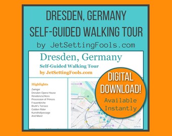 Dresden Self-Guided Walking Tour with Map and Map Links featuring Top Sights, Hidden Gems and Food Tips