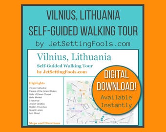 Old Town Vilnius Walking Tour with Map and Map Links featuring Top Sights and Hidden Gems