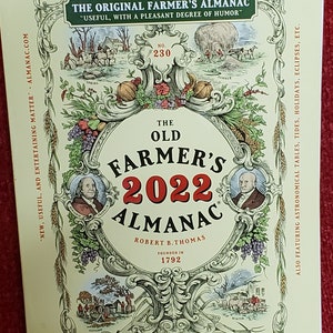 The Old Farmer's Almanac 2025 Calendar Etsy