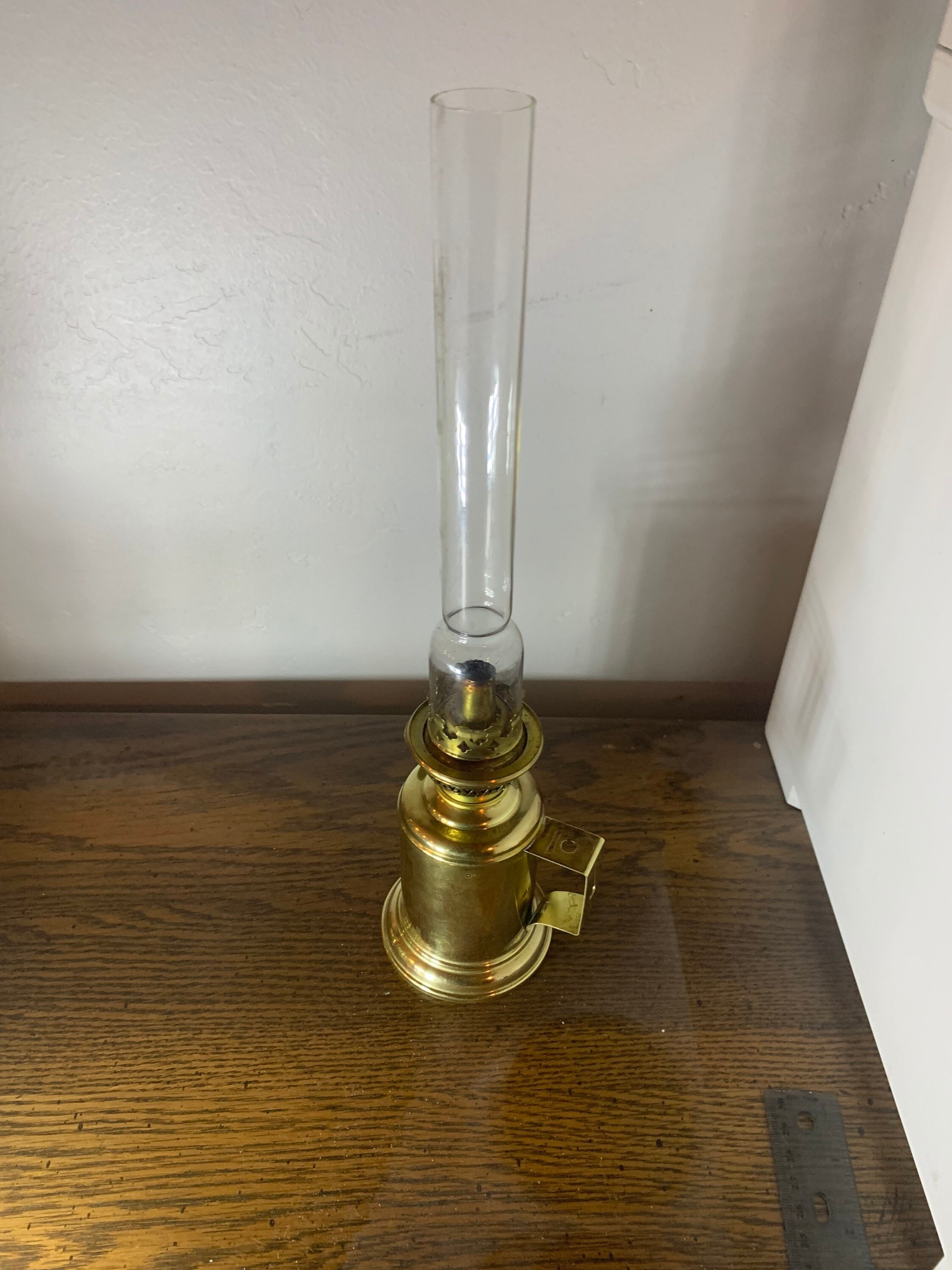 Antique Gaudard Tall Brass Oil Lamp Etsy Polska