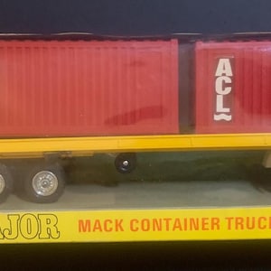 Corgi Major Antique Mack Container Truck and Trailer