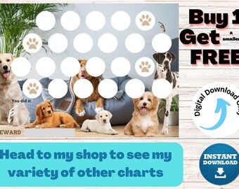 Dog Reward Chart for Kids - Etsy