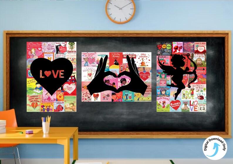 Valentine's Day Story Book Posters, Valentine, School Resources ...