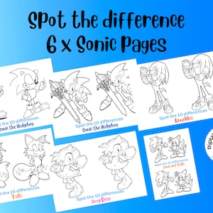 Spot the difference activity page, spot the difference, spot the difference printable, Birthday printable activity, home school activity