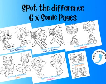 Spot the difference activity page, spot the difference, spot the difference printable, Birthday printable activity, home school activity