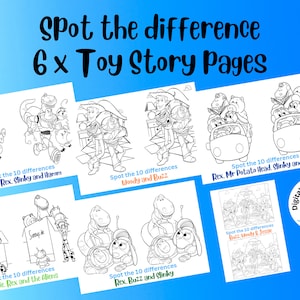 Spot the differences activity page, spot the difference, spot the difference printable, Birthday printable activity, home school activity