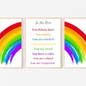 Inclusive classroom decor, Diversity classroom poster, Inclusion matters, Inclusion wall art, Be inclusive, inclusive pride, diversion safe