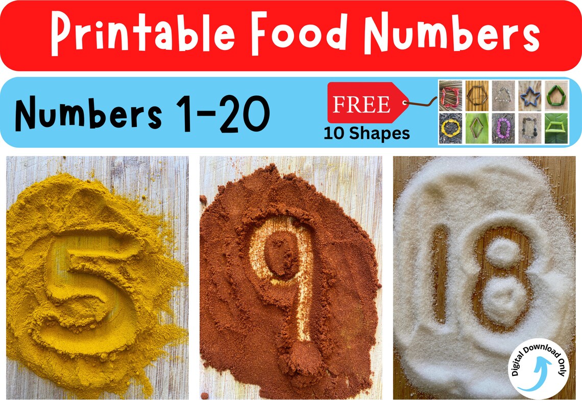Classroom Numbers Printables Printable Natural Numbers - Etsy