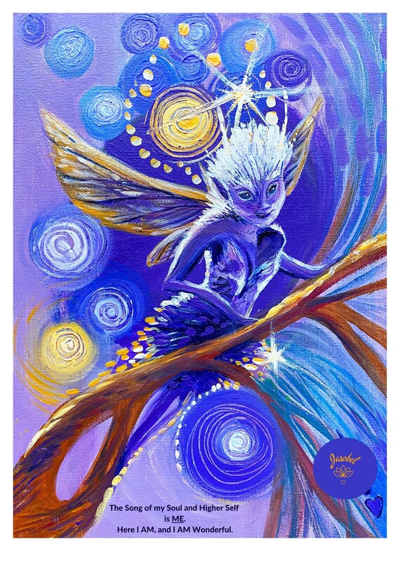 Soul Song Fairy Spiritual Art Fantasy Art Original Artwork Etsy