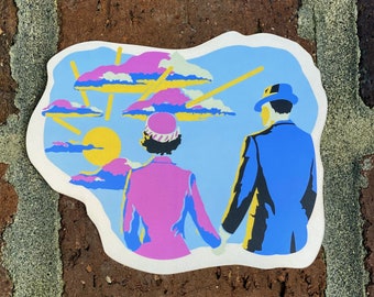 Handbuch für die frisch Verstorbenen (Sticker)