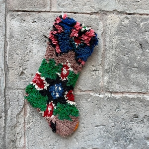 Christmas stocking,Handmade stocking, wall decor, Christmas gifts, Turkish stocking,Embroidered stocking, Vintage stocking, Family christmas