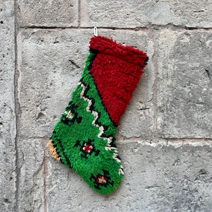 Kilim Christmas Stocking, Boho Stocking,Christmas Socks, Fireplace Stocking,Family Stocking, Boho Stockings,Holiday Decoration Gift,stocking