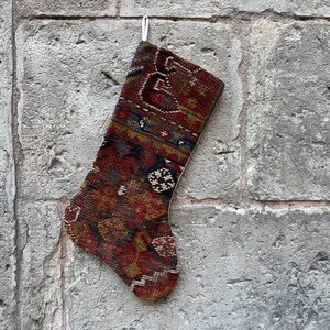 Christmas stocking,Handmade stocking, wall decor, Christmas gifts, Turkish stocking,Embroidered stocking, Vintage stocking, Family christmas