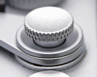 soft shutter release button concave silver metal FUJIFILM X20 X30 X100F X100T X100V