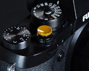 soft shutter release button YELLOW compatible for LEICA M10-D M-E 240 M10-R M11 R4 R5 R6 R7 R8 R9 FUJIFILM X10 X20
