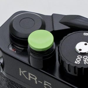 soft shutter release GREEN compatible for OLYMPUS om-1 m-1 om-2 om-10 om-20 om-4 om-40 MINOLTA xd xd5 xd7 xd11 xe xe-7 sr-7 sr-t 101 sr-2