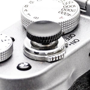 soft shutter release button BLACK concave metal FUJIFILM X-PRO1 -T5