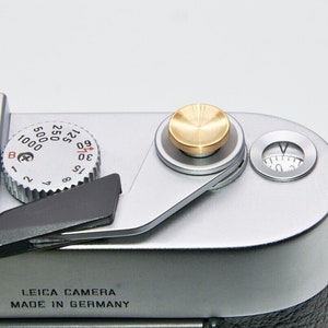 soft shutter release button GOLD compatible NIKON df zf f3 fm2 t fm3t fm3a fa fe fm fm10 em el el2 ft3 ft2 ft elw canon a-1 Leicaflex sl SL2