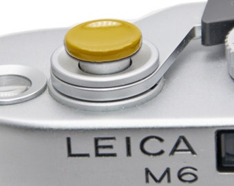 soft shutter release button yellow compatible for LEICA M3 M4 M5 M6 M7 MP M8 M9 M9-P M M10 246 M-E 220 M-P 240 M10 M10-P M10-D Q3 D-LUX 8