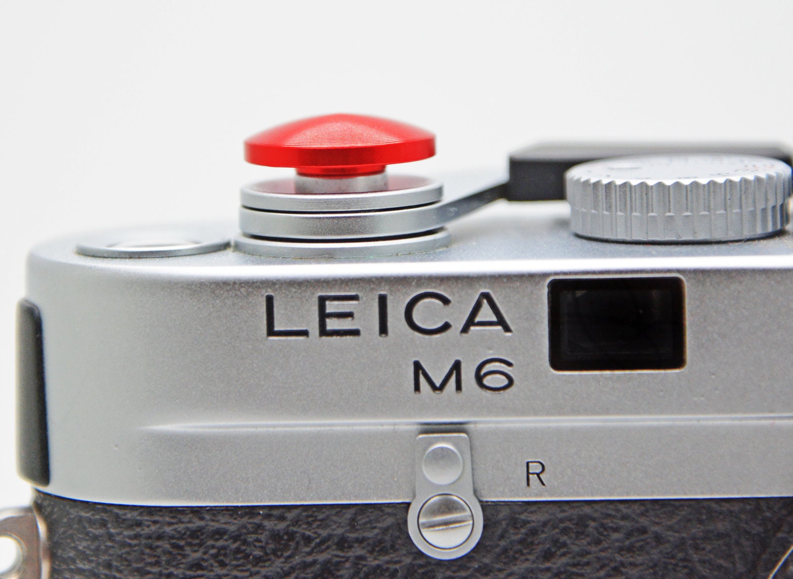 Soft Shutter Release Button RED Convex Metal LEICA M10-D M-E