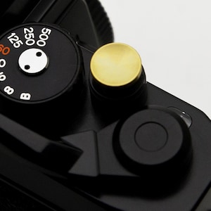 soft shutter release button GOLD compatible for FUJIFILM X-PRO1 X-PRO2 X-PRO3 X-E1 X-E2 X-E3 X-E4 X-T30 I II X-T20 X-T10 X-T4 X-T3 X-T2 X-T5