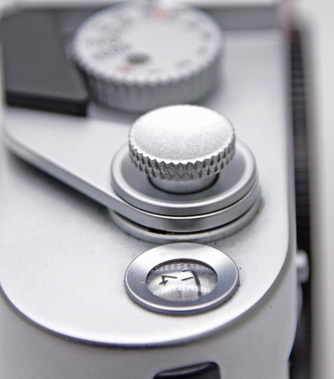 Soft Shutter Release Button Silver Compatible With FUJIFILM X20 X30 ...