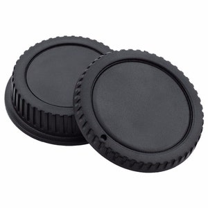 kit TAPPO corpo macchina retro obiettivo set body camera cap rear lens cover camera CANON EOS f1 a1  ae-1 eos-5 650 3000v 1000f 300v elan