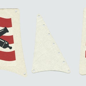 Cloth Sail Sail Set suitable for pirate ship, ship Ship 6271 Imperial Flagship one-sided pressure