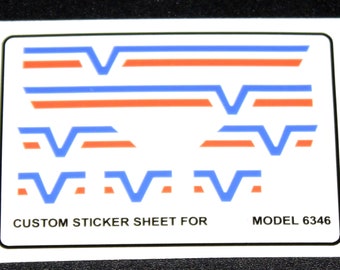 Custom sticker compatible with 6346 Sticker Sheet for 6346