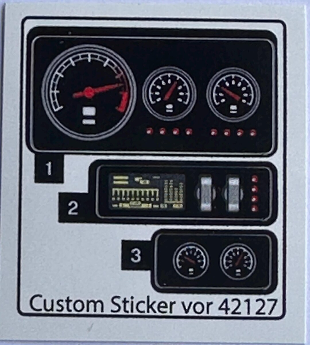 Custom Stickers Compatible With 42127 Sticker Sheet for 42127 Technic ...