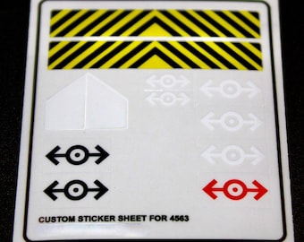 Custom sticker compatible with 4563 Sheet for 4563 Replacement Sticker