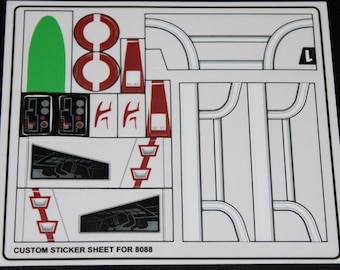 Custom stickers compatible with 8088 Rapacement Sticker Sheet for ARC-170 Starfighter