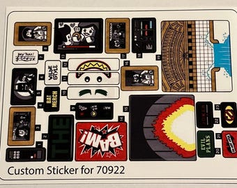 Custom sticker compatible with 70922 Replacement Sticker Sheet for 70922