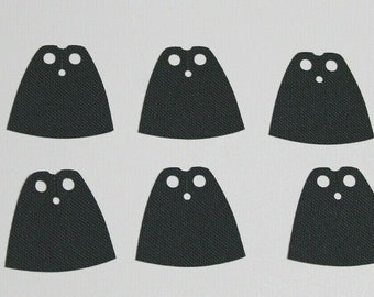 6x black cape coat compatible with Star Wars Jedi Potter figures