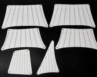 Custom Ersatz Laser Cut Segel Cloth Sail Für 6271 Imperial Flagship