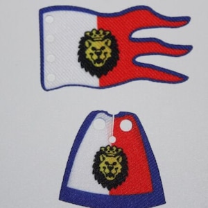 Flag Flag Cape Cape Cloth 6090,Lion,Lion Castle,Figures (18) double-sided print