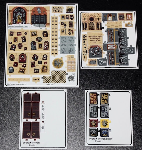 Custom Sticker for 71043 Replacement Sticker Sheet for 71043