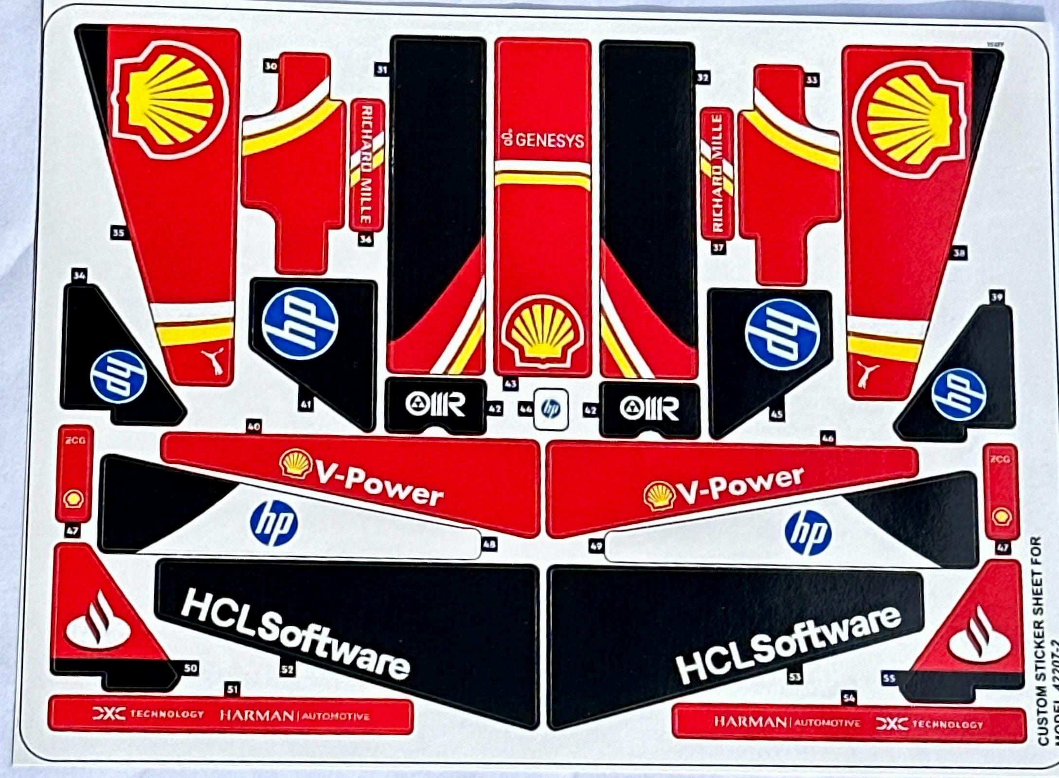 Custom Stickers Compatible With 42207 Sticker Sheet 1 and 2 for 42207 ...