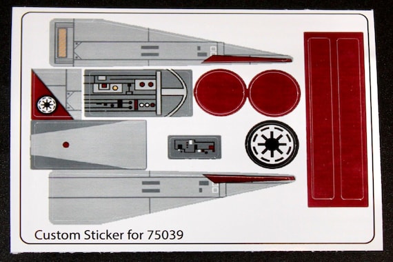 Star Wars Bild Maßgeschneiderte Ersatzaufkleber Für Star Wars The Ghost 75053 Star Wars Karten