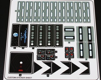 Custom sticker compatible with 75159 Replacement Sticker Sheet for 75159
