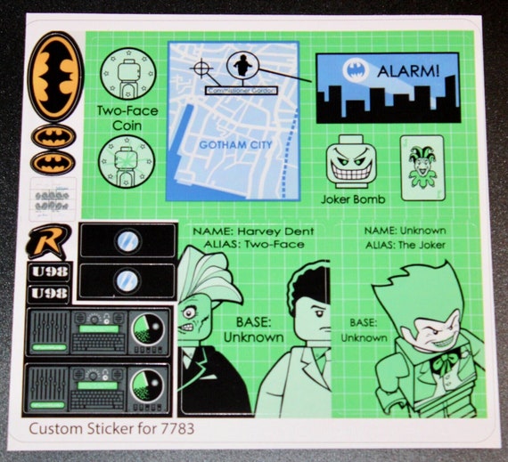 Lego replacement stickers sale