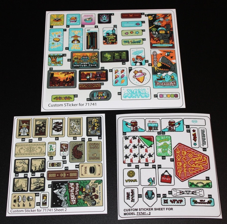 Custom Sticker Compatible With 71741 Replacement Sticker Sheet - Etsy